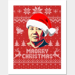 Mao Maorry Christmas Posters and Art